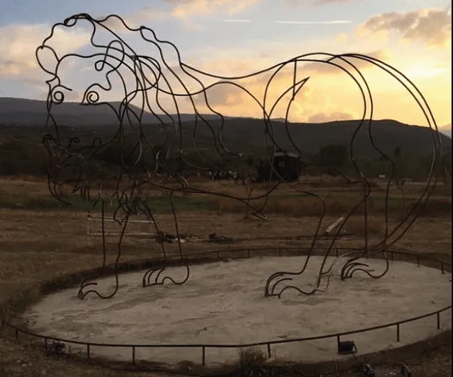 Cover image of Charles Serruya, Black Lion sculpture by Tsouladze Guela, a Curator, based in Tbilisi