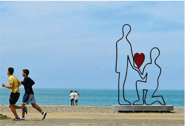 Image of Batumi promenade boulevard sculptures by Tsouladze Guela, a Sculpture, based in Batumi